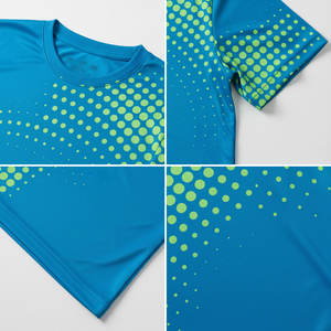 Custom Sportswear T <b>Shirt</b> Men Polyester Quick Dry Training Gym Tee Soccer Jersey Style OEM ODM Manufacturer - Product Image 5