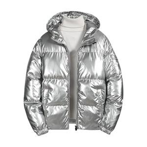 Veste matelassée tendance pour homme, résistante à l'eau, chaude pour l'hiver, duvet rembourré, OEM - Product Image 1