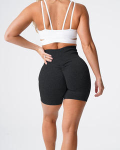 Shorts de Compresión Deportivos para Mujer, Cintura Media, Sin Costuras, para Yoga y Running, Cintura Elástica Antideslizante, Tecnología de Tejido que Absorbe la Humedad - Product Image 3