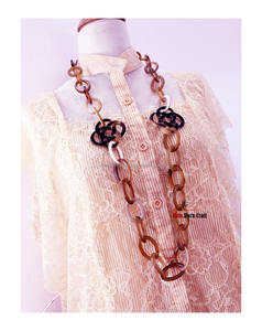 สร้อยคอจี้เขาควาย เครื่องประดับแฟชั่น สร้อยคอคลาสสิกและมีเอกลักษณ์สำหรับผู้หญิงและเด็กผู้หญิง - Product Image 1