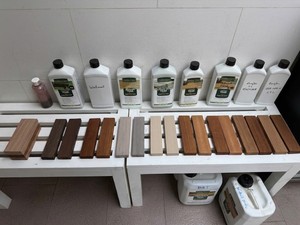Nettoyant protecteur pour bois d'extérieur Golden Care Garden, revêtement liquide transparent écologique brillant pour meubles en teck - Product Image 4