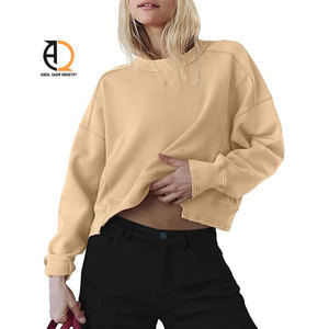 <b>Crop</b> <b>Top</b> Fleece Womens Trendy Hoodie Casual <b>Top</b> - Product Image 2