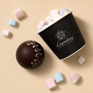 OEM Product <b>Chocolate</b> Bomb Filled With Marshmallow In Custom Box Packaging For Wholesale Distribution - Product Image 2