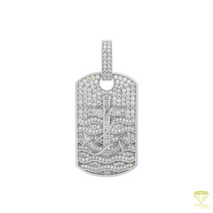 Luxury 18K Gold Plated Pendant with Moissanite in 925 Sterling Silver Hip Hop Jewelry Necklace GIA Certified - Product Image 3