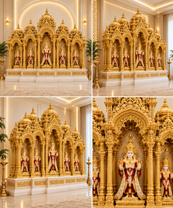 วัดไม้สไตล์พระสวามีนารายณ์ขนาดใหญ่สำหรับศูนย์ชุมชน ซื้อพระสุเหรินารายณ์ขนาดใหญ่สำหรับห้องสัตซังในสหรัฐอเมริกา - Product Image 6