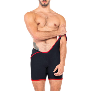 Custom Print <b>Weightlifting</b> Tops Mens High Elastic Wrestling <b>Singlets</b> Customized Wrestling <b>Singlets</b> Uniform - Product Image 4