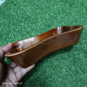 Top Quality Natural Wood Bowl <b>Candles</b> Bowl Outdoor Decorations Wooden <b>Candle</b> Bowls <b>Round</b> Party for Home Christmas Festival Decor - Product Image 6