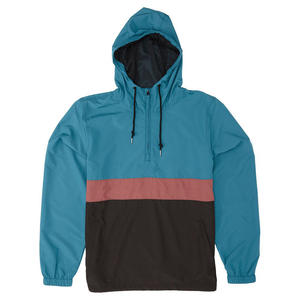 Vestes coupe-vent unisexes en nylon imperméable, légères, entièrement personnalisables, grandes tailles, tendance, avec fermeture éclair, service OEM, vente en gros - Product Image 6