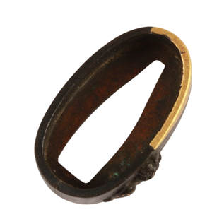 ชุดฟุจิคาชิระสมัยเอโดะของญี่ปุ่น ทำจากทองแดง ลายนาโนโกะ อิโรเอะ ลายสิงโตและเสือ ไม่มีตราประทับ - Product Image 5