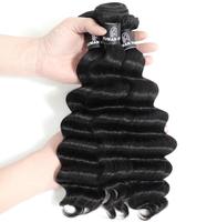Vendeurs en gros non transformés de cheveux humains vierges indiens à cuticule alignée Chennai faisceaux de tissage en vrac de cheveux indiens bruts en vrac de l'Inde