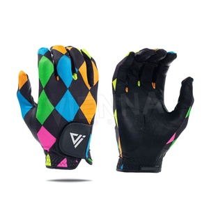 New Custom Logo Golf <b>Glove</b> OEM ODM Sports Anti-UV Breathable Non-Slip <b>Moisture</b> Wicking Durable Printed Left Hand Genuine Leather - Product Image 5