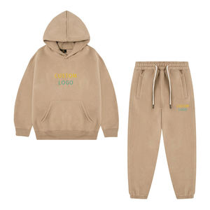 Conjuntos Deportivos Escolares al por Mayor, Sudadera con Capucha y Pantalones Deportivos para Niños - Product Image 2