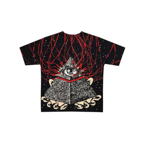 T-shirt décontracté à manches courtes pour homme, coupe classique, 100 % polyester, imprimé graphique sur toute la surface, parmi les plus vendus - Product Image 3