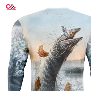 Venta Directa de Fábrica, Precio Razonable, Camisa de Pesca de Secado Rápido para Hombre, Ajuste Cómodo, Manga Larga, Servicio OEM - Product Image 5