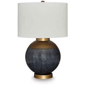 Modern Minimalist Iron <b>Round</b> <b>Table</b> Lamp Fabric Shade Handmade Self-Adhesive Decorative Lamp for Bedroom Living Room Diwali Use - Product Image 3