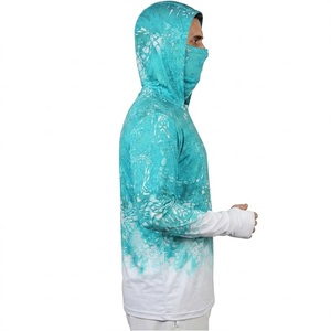 Oem Factory Latest Wholesale Waterproof Anti-UV UPF 50 Anti-Bacterial 100% Polyester Long Sleeve Woven Quick Dry Fishing - Product Image 3