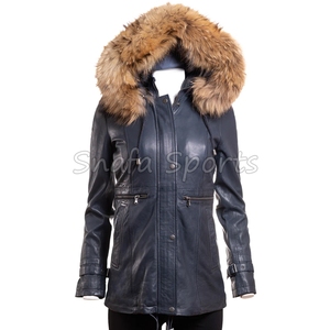 High Quality Custom Made Design Fashion Women <b>Leather</b> <b>Jacket</b> Cheap Price <b>Long</b> Sleeve <b>Leather</b> <b>Jacket</b> For Women - Product Image 2