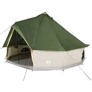 Tente familiale verte imperméable pour 12 personnes pour les aventures en camping - Product Image 2