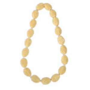 Collares de Cuentas de Resina con Patrón de Cierre Clásico Plateados en Plata, Hechos a Mano por MOON RISE CRAFT, Precio al por Mayor de Fabricante Indio GC-NK-273 - Product Image 3
