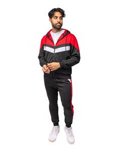 Conjunto Deportivo Unisex de Invierno con Estampado, Sudadera con Capucha de Felpa de Algodón, Pantalones Deportivos, Dos Piezas, Ropa Deportiva Informal para Hombre y Mujer, Ropa de Gimnasio al por Mayor - Product Image 1