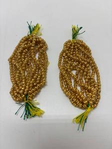 ลูกปัดแก้วสีทองเมทัลลิกทรงกลมขนาด 4 มม. ขายส่ง ลูกปัดเจียระไนสำหรับงานฝีมือ อุปกรณ์ประกอบงานประดิษฐ์เครื่องประดับ - Product Image 5