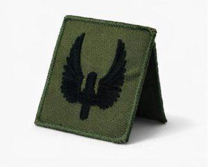 Parche Bordado con Diseño de Rueda Alada y Oliva, Estilo Táctico, Insignia para Uniforme - Product Image 2