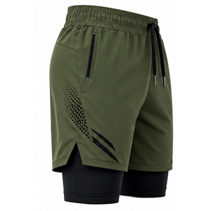 Shorts de plage pour hommes personnalisés, poches imperméables, séchage rapide, maillots de bain légers, vêtements de sport d'été, fournisseur OEM de vêtements de sport pour hommes - Product Image 2
