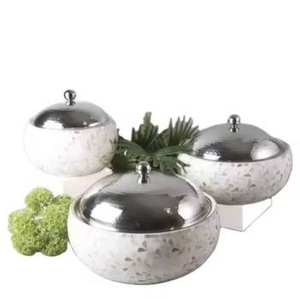 Marmite en bois de qualité supérieure, plat de service de nourriture de taille personnalisée avec un design admirable pour les mariages et les fêtes. - Product Image 6