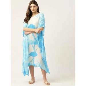 ชุดเดรสคาฟทันผ้าฝ้ายแท้ 100% คุณภาพสูง งานแฮนด์เมด ดีไซน์รับลมทะเล ให้คุณรู้สึกเย็นสบายและมีสไตล์ในวันแดดดี - Product Image 2