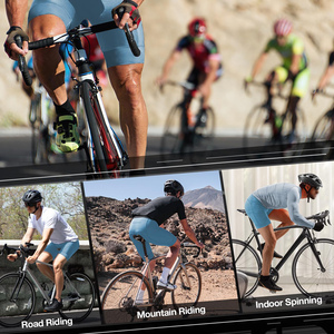 Pantalones Cortos de Ciclismo al por Mayor para Hombre, Tallas Grandes, con Acolchado de Gel, Diseño Antideslizante en las Piernas, para Ciclismo de Carretera y Bicicleta - Product Image 4
