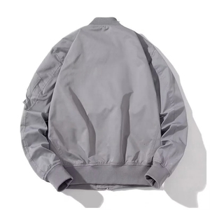 2026 Mens Stylish Long Sleeve <b>Zip</b>-<b>Up</b> <b>Jacket</b> High Quality Durable Canvas Trendy Casual Loose Windbreaker Stand Collar High Street - Product Image 2