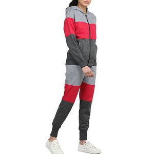 Ensemble de survêtement décontracté à capuche pour femme, séchage rapide, respirant, écologique, vêtements de sport pour le jogging, motif uni, logo personnalisé - Product Image 4
