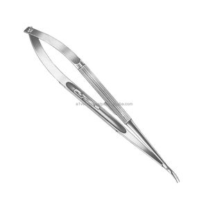 Portaagujas Manuales Curvos A-1 VERITAS de Alta Venta (18.5cm) para Microagujas, Instrumentos Quirúrgicos Reutilizables |   Kit de Sutura Médico - Product Image 4