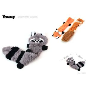 Juguete de Peluche de Mapache Yommy de 28 cm con Variantes de Zorro para Gatos y Perros, Juguete Interactivo para Mascotas - Product Image 1