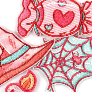 Wholesale Embroidery Patch Custom Artistic Stitch Embroidered Badge for <b>Jackets</b> Hats Backpacks Clothing Iron On Sew On - Product Image 3