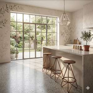 Modern Bar <b>Stool</b> for Kitchen Island Industrial Solid Wood and Iron Bar <b>Stools</b> for Kitchen Counter Height Luxury Cafe Furniture - Product Image 1