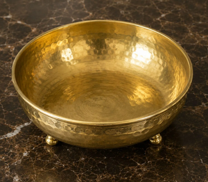 Modern Brass Finished Fruit Bowls Vintage Finished Aluminum Round Fruit Bowl for Dinning Table and Kitchen Use at <b>Cheap</b> Price - Product Image 3