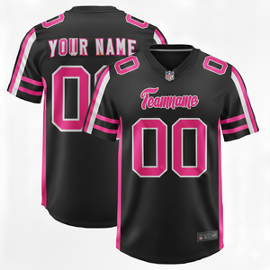 Nouveauté, maillot de football américain personnalisé en polyester 100%, pour hommes, léger, respirant, vêtements de sport, vêtements d'équipe personnalisés - Product Image 1