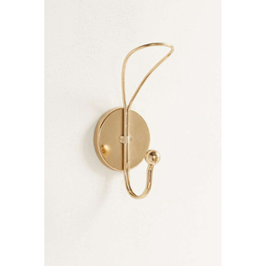 Antique Metal Wall <b>Hook</b> Single Coat <b>Hook</b> with Floral Pattern Rust Resistant for Home Bathroom Clothing Storage Installation - Product Image 3