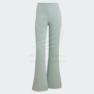 Legging évasé pour femme, dernière conception, taille mi-haute, écologique, respirant, en Spandex/Polyester, fabriqué au Pakistan - Product Image 4