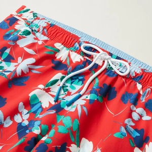กางเกงขาสั้นชายหาดผ้าแคนวาสพิมพ์ลายสกรีนชายรุ่ย 5 นิ้ว สไตล์ลำลองสปอร์ต ฮิปสเตอร์ แห้งเร็ว - Product Image 4