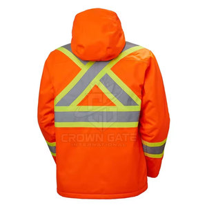 Working <b>Jacket</b> For <b>Men</b> Durable Outerwear With Multiple Pockets Heavy Duty Design For Construction Workshop Industrial - Product Image 2
