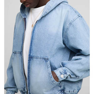 แจ็คเก็ตยีนส์ผู้ชาย แฟชั่นคลาสสิก รับทำโลโก้ตามสั่ง ขายส่ง OEM - Product Image 6
