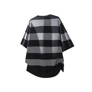 เสื้อยืดแขนสั้นทรงสปอร์ตขนาดใหญ่พิเศษ ผลิตจากวัสดุรักษ์โลก สำหรับผู้ชาย สวมใส่สบาย คอกลม ทรงหลวม สีเขียวขาว - Product Image 5