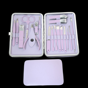 Professional High-quality Stainless Steel Classic <b>Manicure</b> <b>Kit</b> 10-in-1 Nail Clippers Scissors Grooming Tools-Complete Custom Set - Product Image 3