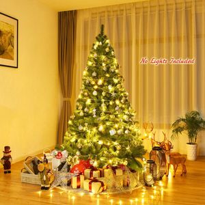 Albero di Natale Artificiale Premium con Rami in PVC a Cerniera 6/7,5/9 Piedi e Supporto in Metallo - per Decorazioni Festive - Product Image 3