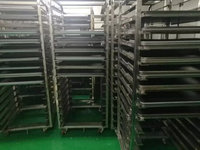 Four rotatif professionnel à 16 niveaux et 16/32 plateaux sur chariot à roues, commande manuelle, machine de boulangerie - Offre Spéciale