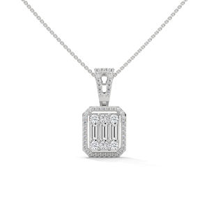 Colgante de plata de lujo con diamantes cultivados en laboratorio, diseñado para coleccionistas de joyas, uso diario y ocasiones especiales. - Product Image 1