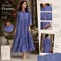 Robe longue en soie de haute qualité pour femme, taille unique, vert menthe, imprimé floral ethnique, kaftan fluide, tenue de luxe pour resort, naturel