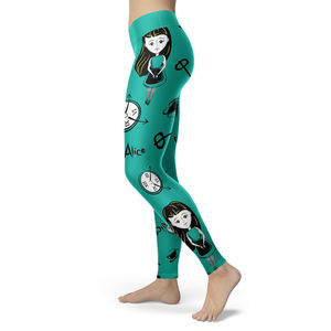 Custom Sublimation <b>leggings</b> Print <b>Women</b> Fitness Elastic Waist <b>Leggings</b> High Waist Compression Durable Breathable Multi-pockets - Product Image 1
